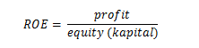 ROE Return On Equity (profit podeljen sa kapitalom)