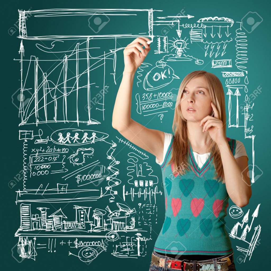 9817511-female-writing-something-on-glass-board-with-marker-Stock-Photo